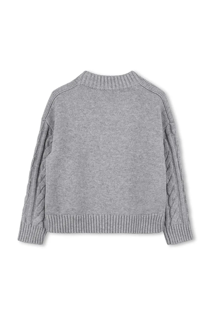 Detský sveter Michael Kors R30465.126.150 sivá AW25