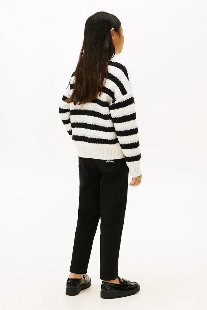 Detský sveter Tommy Hilfiger KG0KG08843.9BYA biela
