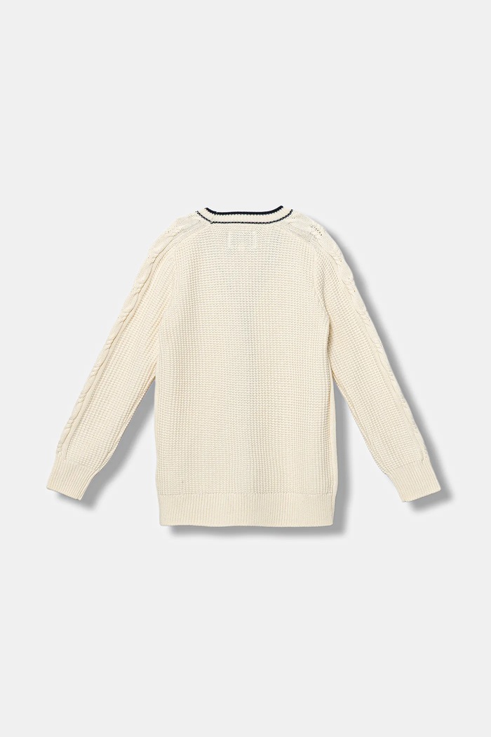 Guess kardigan z domieszką wełny dziecięcy J5BR10.Z37L1.9BYA beżowy AW25