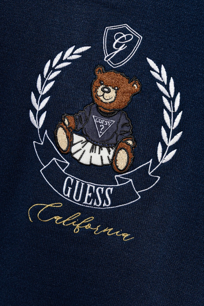 Dziewczynka Guess sweter dziecięcy J5BR11.Z3GS0.9BYA granatowy