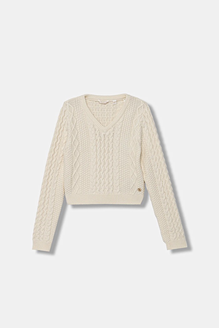 Guess sweter z domieszką wełny dziecięcy z domieszką wełny beżowy J5BR14.Z37L1.9BYA