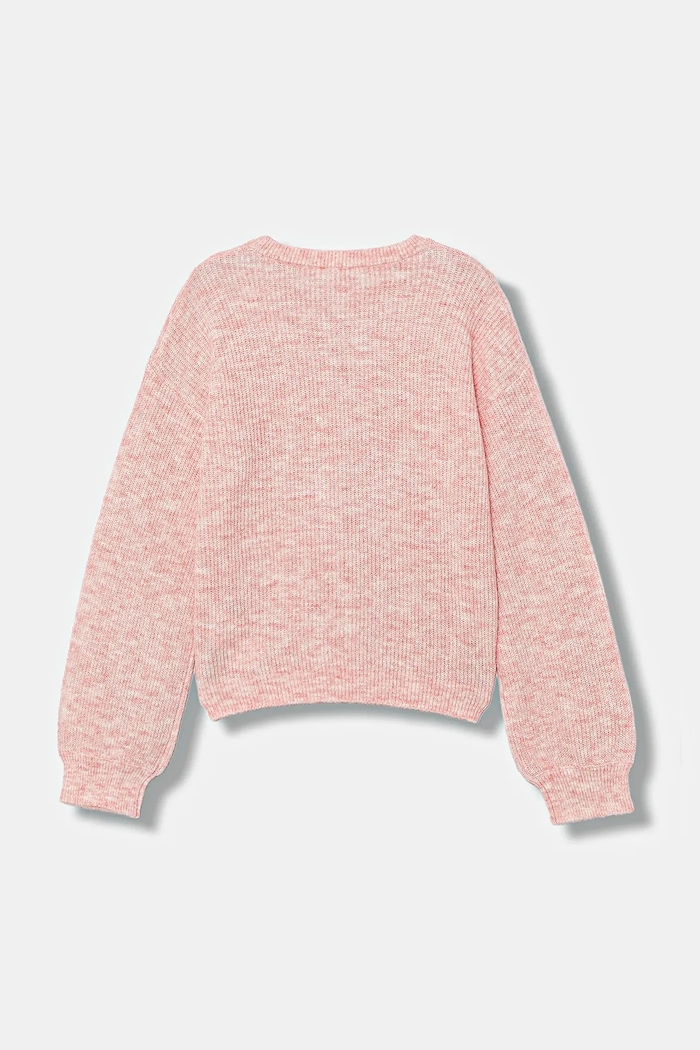 Guess sweter z domieszką wełny dziecięcy J5BR19.Z1140.9BYA różowy AW25