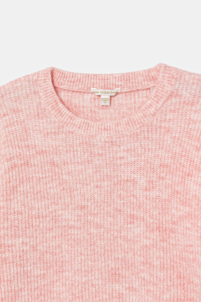 Dziewczynka Guess sweter z domieszką wełny dziecięcy J5BR19.Z1140.9BYA różowy