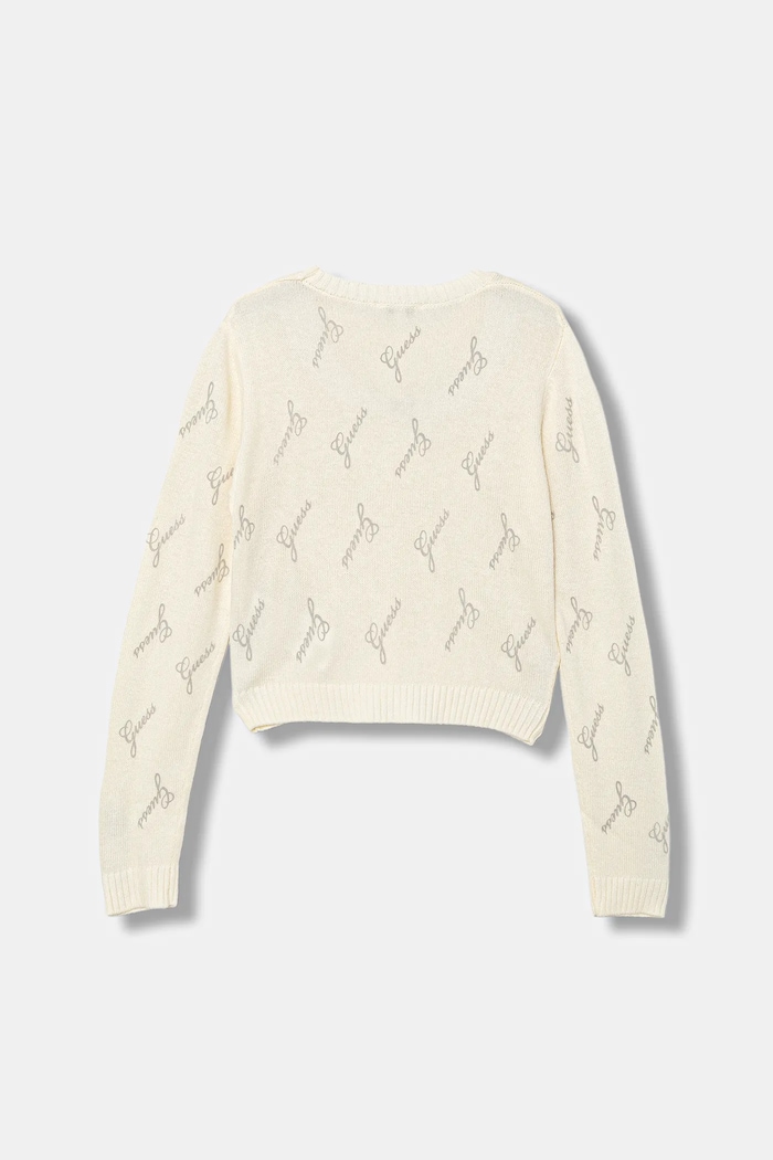 Dětský vlněný svetr Guess J5BR28.Z0870.9BYA béžová AW25