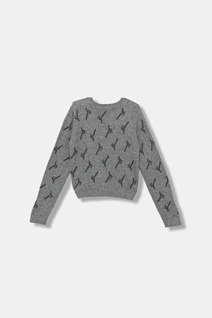 Dětský vlněný svetr Guess J5BR28.Z0870.9BYA šedá AW25