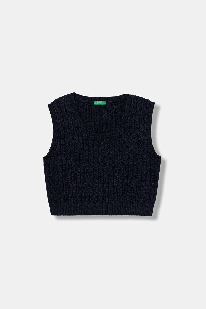 United Colors of Benetton gyerek mellény vékony sötétkék 1D32C108Y.G.seasonal