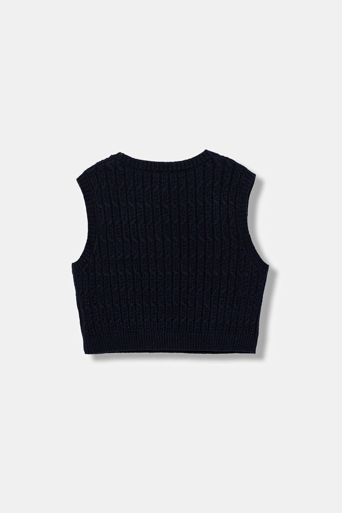 United Colors of Benetton gyerek mellény 1D32C108Y.G.seasonal sötétkék AW25