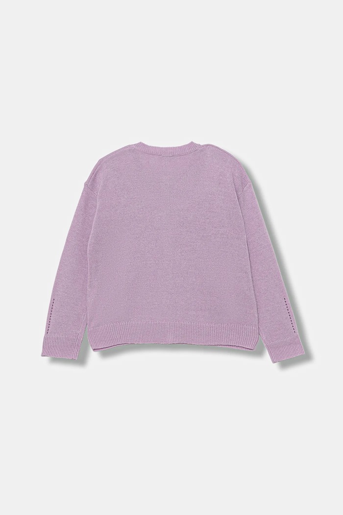 Kardigan s vlnou United Colors of Benetton 126WC500X.G.seasonal fialová AW25