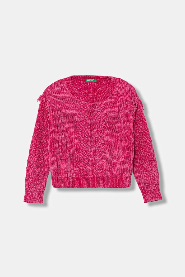 United Colors of Benetton sweter dziecięcy pozostałe różowy 13HHC108W.G.seasonal
