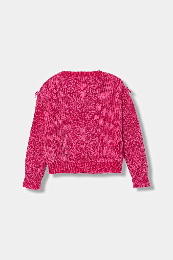 United Colors of Benetton sweter dziecięcy 13HHC108W.G.seasonal różowy AW25