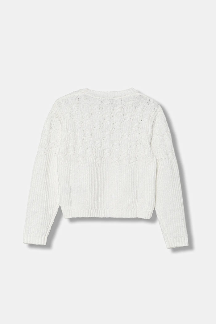United Colors of Benetton sweter 16CLG1010.P.seasonal biały AW25