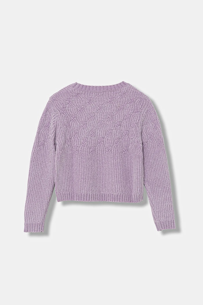 Sveter United Colors of Benetton 16CLG1010.P.seasonal fialová AW25