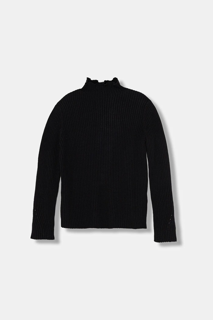 United Colors of Benetton pulover copii uni negru 1Y7QC200P.G.seasonal