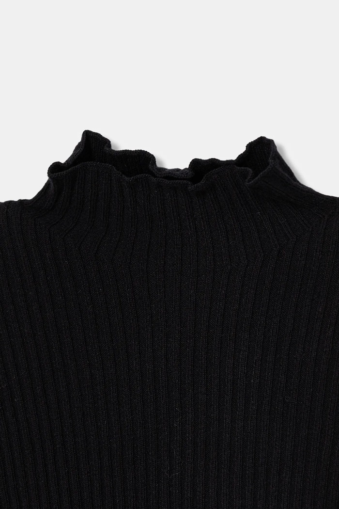 Fete United Colors of Benetton pulover copii 1Y7QC200P.G.seasonal negru