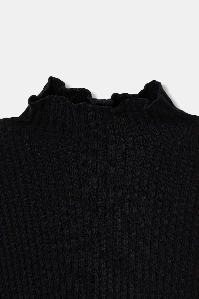Fete United Colors of Benetton pulover copii 1Y7QC200P.G.seasonal negru