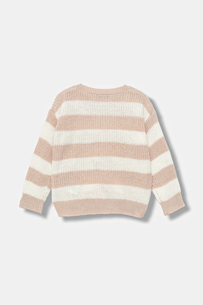 Detský sveter United Colors of Benetton 1Z8SH102W.P.seasonal ružová AW25
