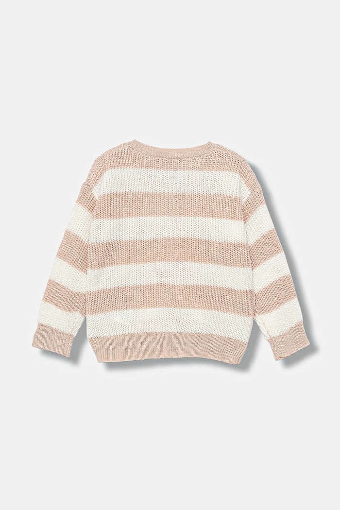 Detský sveter United Colors of Benetton 1Z8SH102W.P.seasonal ružová AW25