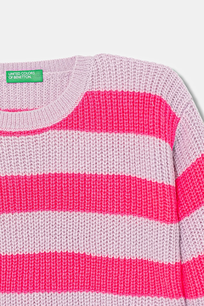 Fete United Colors of Benetton pulover copii 1Z8SH102W.P.seasonal violet
