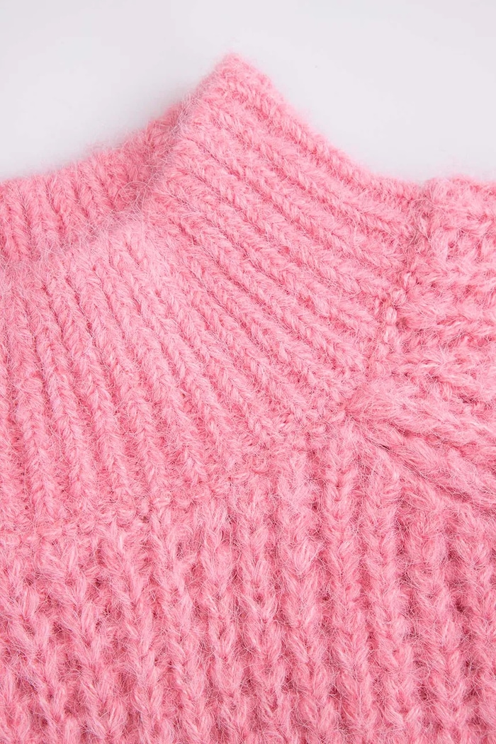 Coccodrillo maglione per bambini rosa ZC5172501CGJ