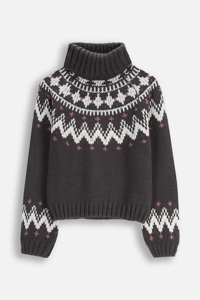 Detský sveter Coccodrillo ZC5172501WGJ čierna AW25