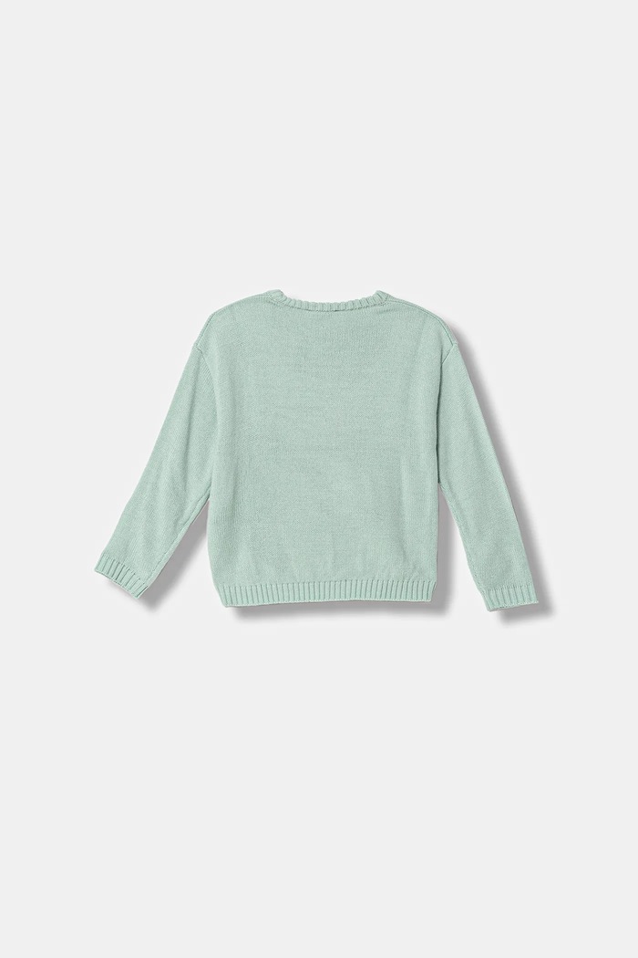 United Colors of Benetton pulover copii 13DZG1013.P.Seasonal turcoaz AW25