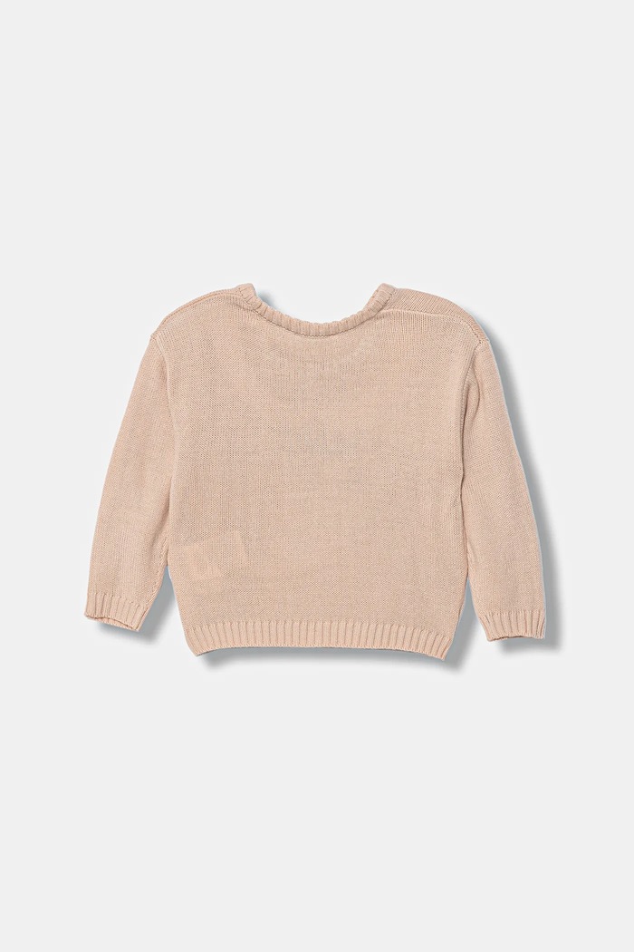 United Colors of Benetton sweter dziecięcy 13DZG1013.P.Seasonal różowy AW25