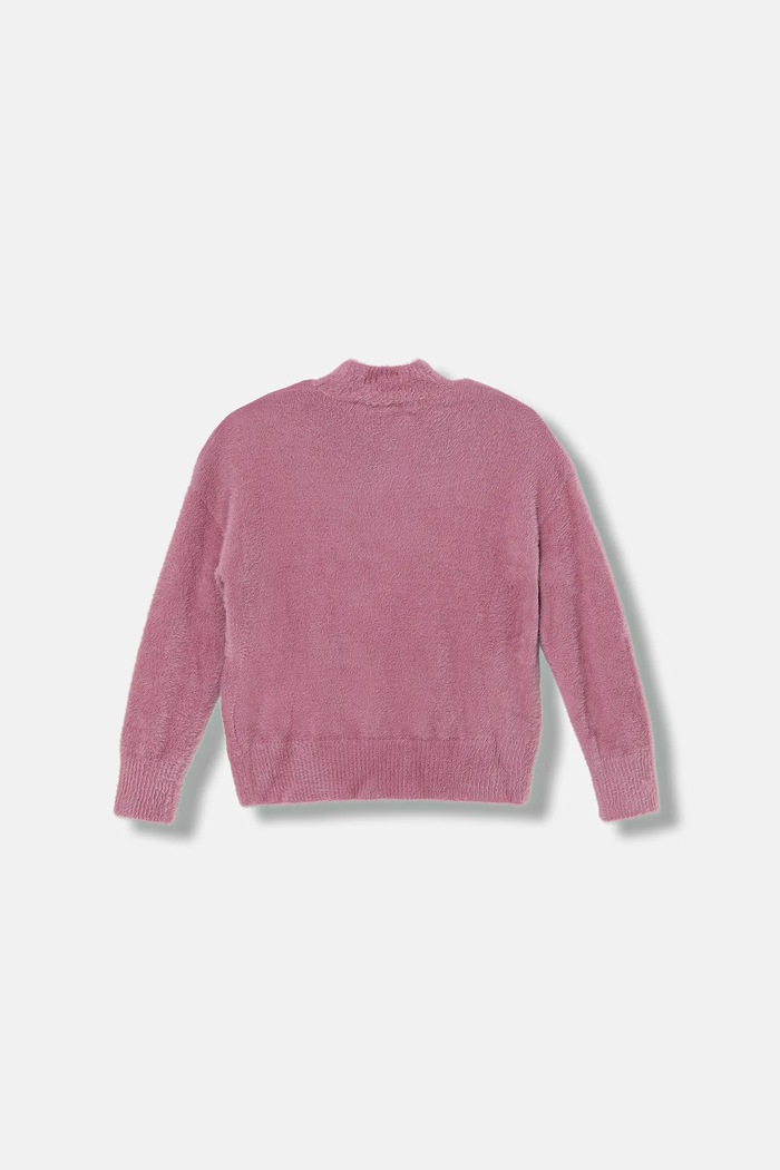 United Colors of Benetton sweter dziecięcy 19BAC200I.G.Season.9BYA różowy AW25