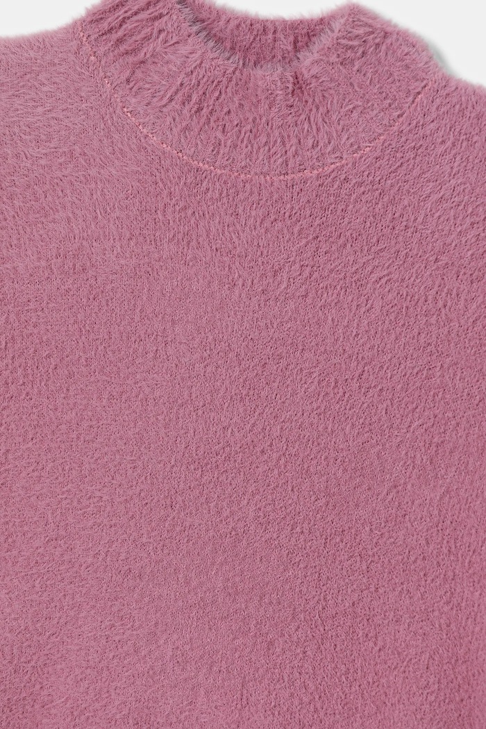 Dziewczynka United Colors of Benetton sweter dziecięcy 19BAC200I.G.Season.9BYA różowy