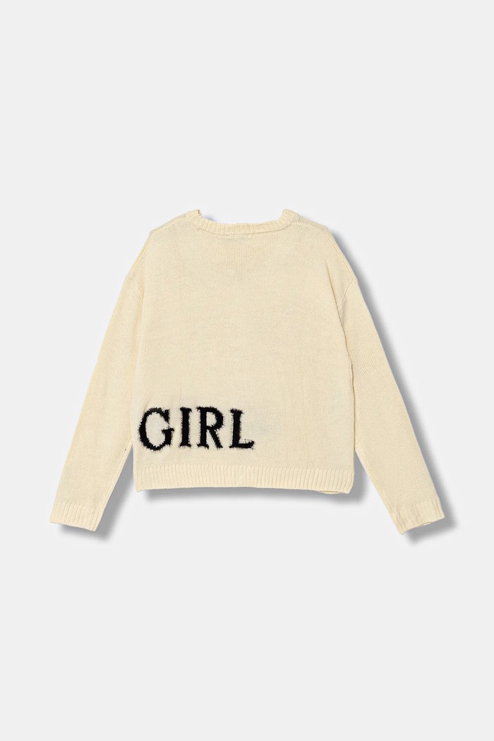 United Colors of Benetton sweter dziecięcy 1EHHQ109G.G.Seasonal beżowy AW25