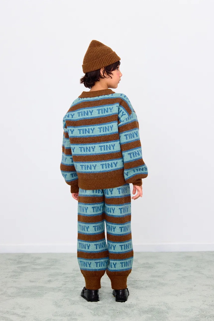 Detský sveter Tinycottons TINY SWEATER hnedá AW25.122
