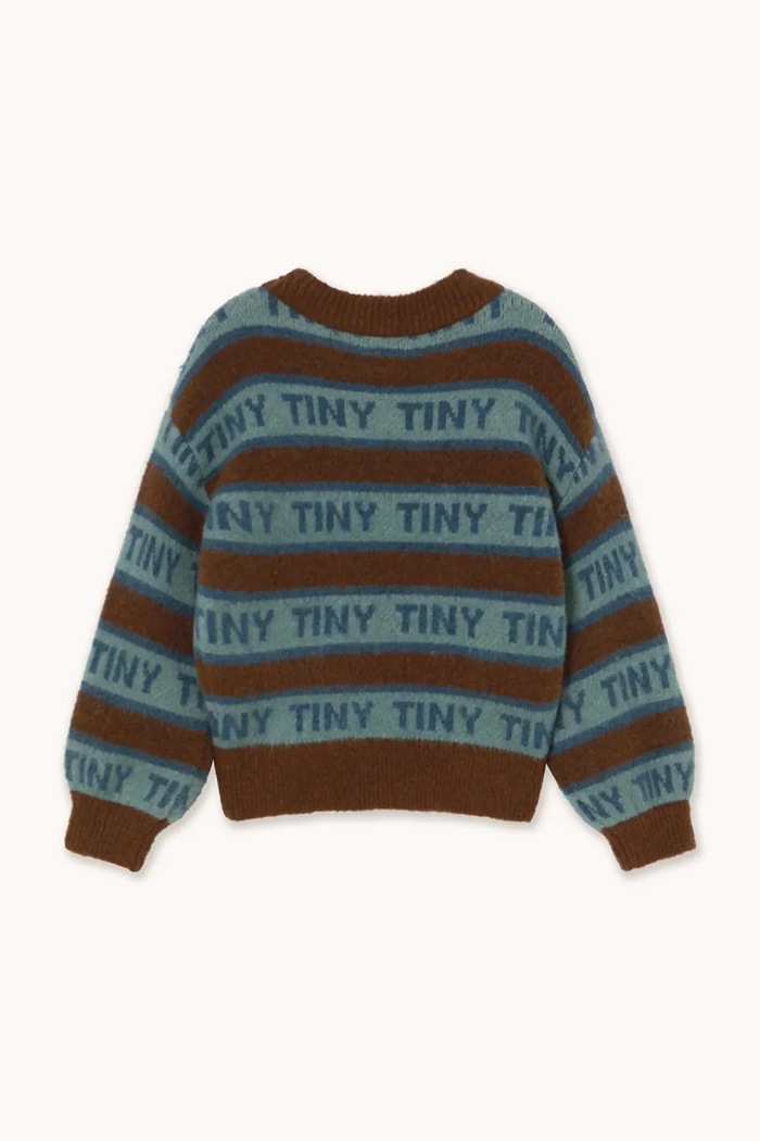 Chlapec Detský sveter Tinycottons TINY SWEATER AW25.122 hnedá