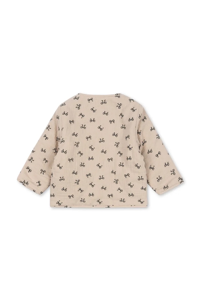 Chlapec Detská bavlnená bunda Konges Sløjd COCO PADDED JACKET KS103759.9BYA béžová