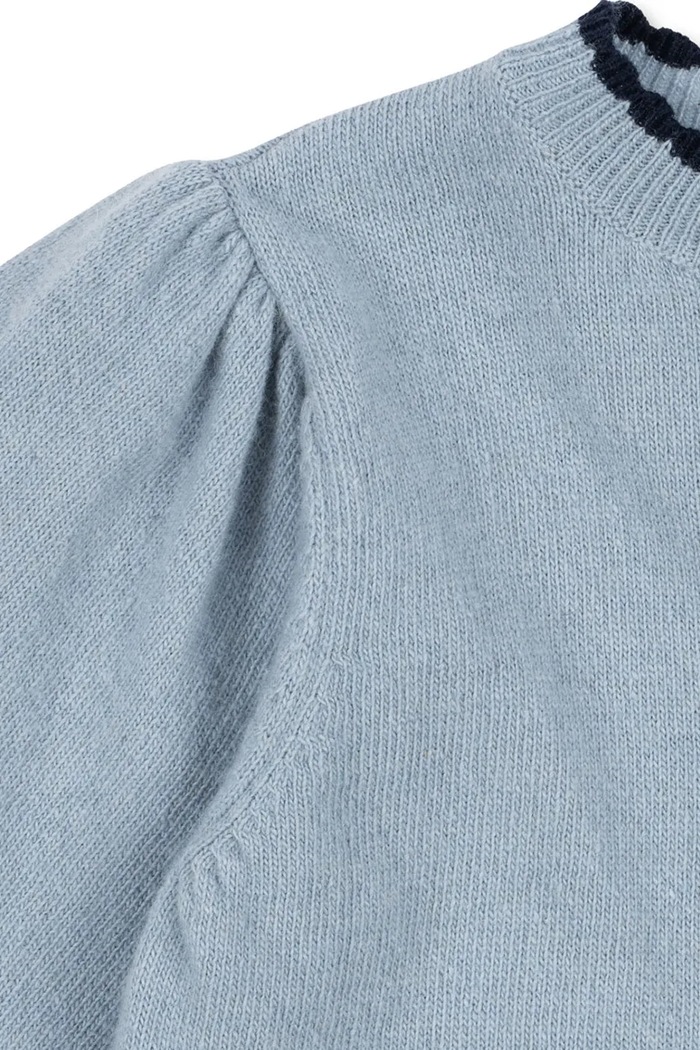 Konges Sløjd cardigan de lână pentru copii ALEXA KNIT CARDIGAN albastru KS101389.9BYA