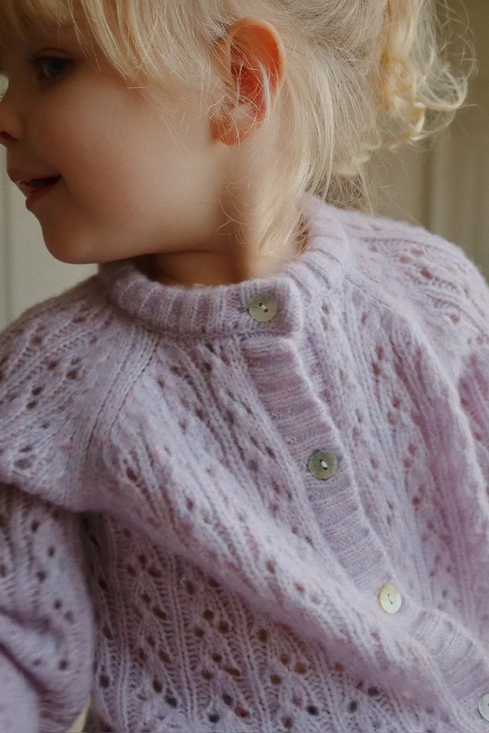 Konges Sløjd cardigan de lână pentru copii ISA CARDIGAN KS103829.9BYA