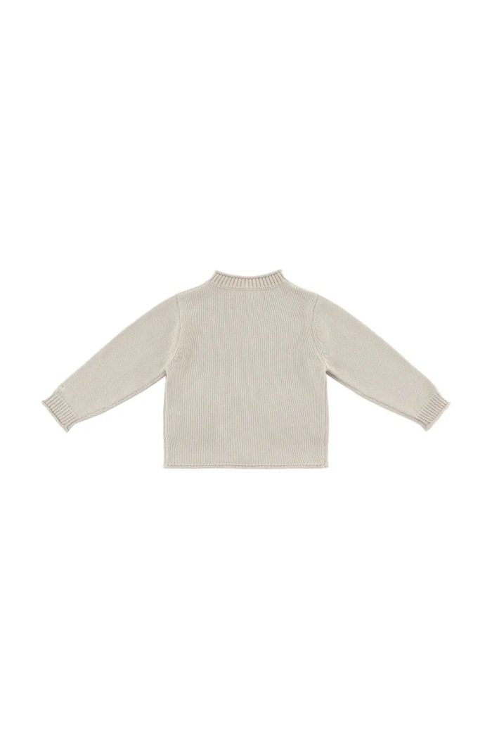 BIMBA Donsje cardigan in cotone per neonati Dieck Cardigan Lammies 3039801 beige