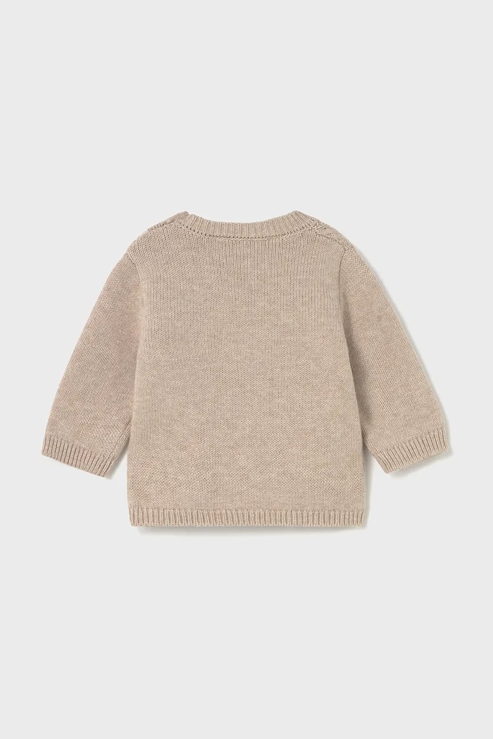 Mayoral Newborn Sweter niemowlęcy 2334.1L.Newborn.9BYA beżowy AW25