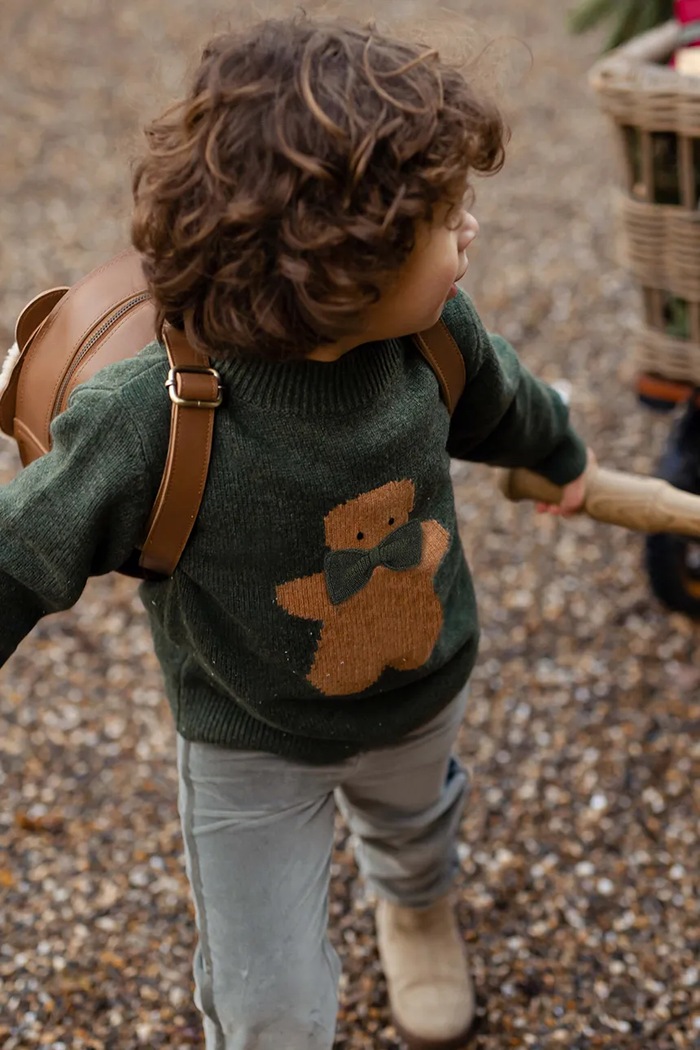 Donsje maglione di lana per bambini Denn Merino Wool Sweater Gingerbread 4083506