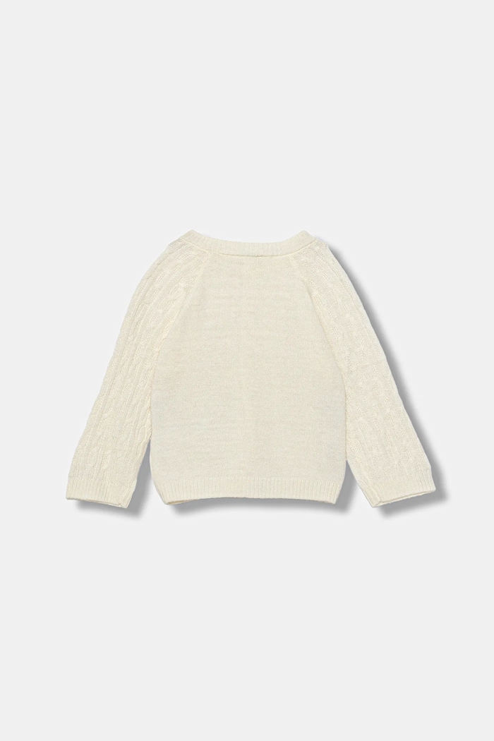 Kojenecký kardigan United Colors of Benetton 106WA5012.W.seasonal béžová AW25
