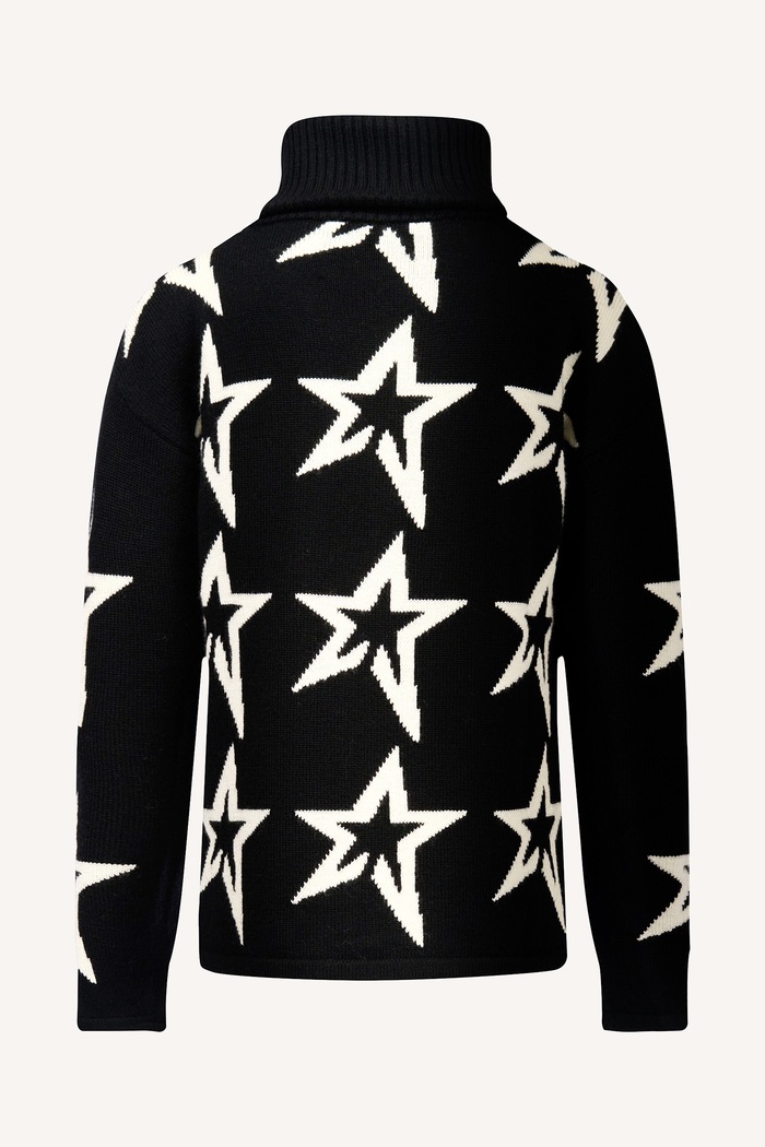 Perfect Moment Svetr dětský vlněný star dust sweater K6000042 černá AW25