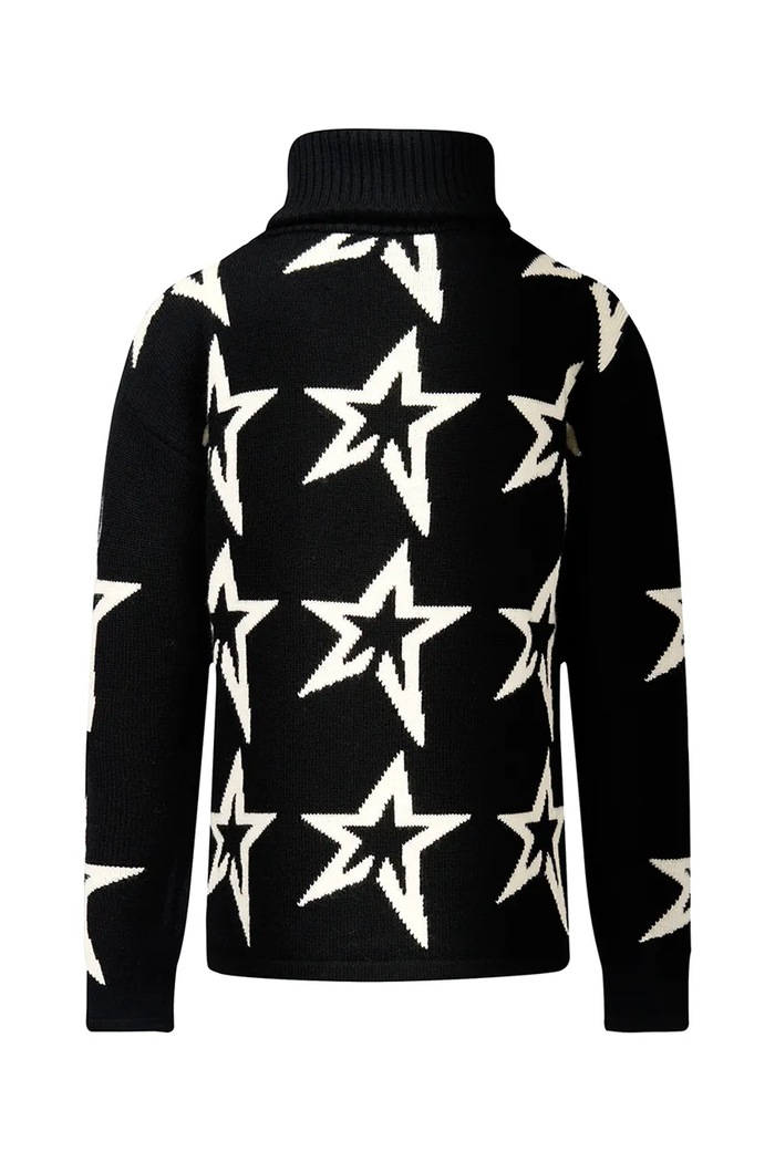 Băieți Perfect Moment pulover de lână pentru copii Star Dust Sweater K6000042 negru