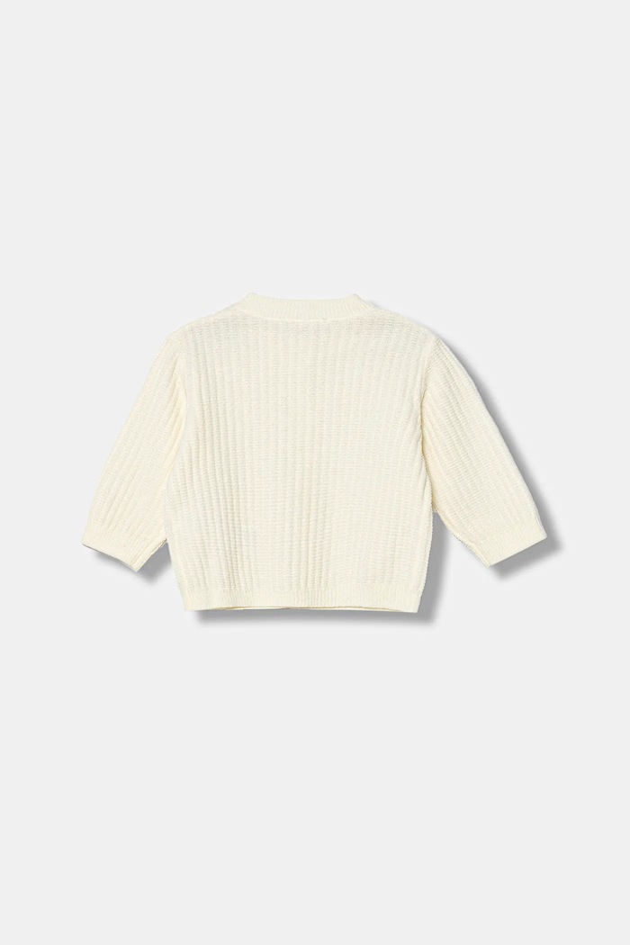 United Colors of Benetton kardigan niemowlęcy 16AKA5013.W.Seasonal beżowy AW25