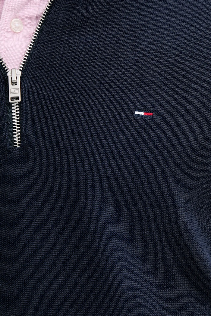 Bavlněný svetr Tommy Jeans DM0DM21654 námořnická modř