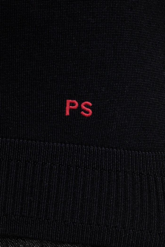 PS Paul Smith pulover de lână M2R.303Z.T21861 bleumarin