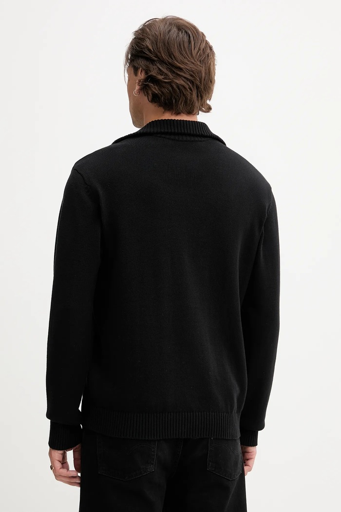 Одежда Хлопковый свитер Karl Lagerfeld Jeans A3M18002 чёрный