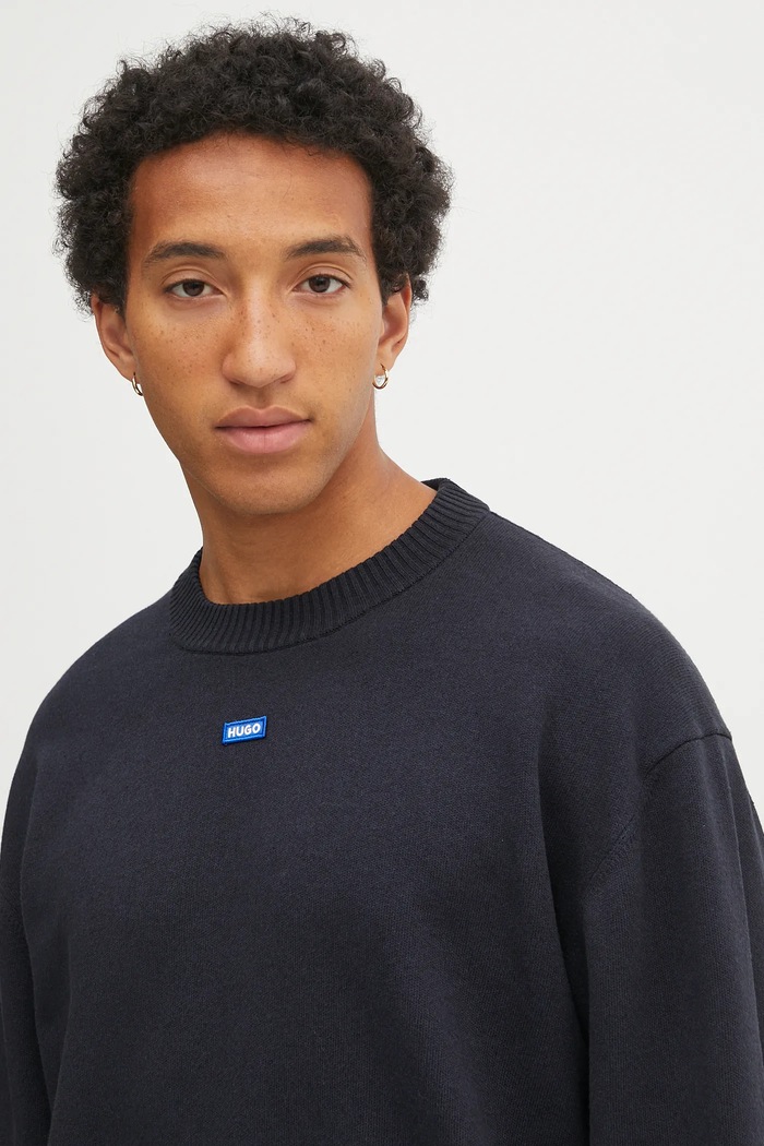 Pulover San Casey-CP HUGO Blue 50543784 bleumarin
