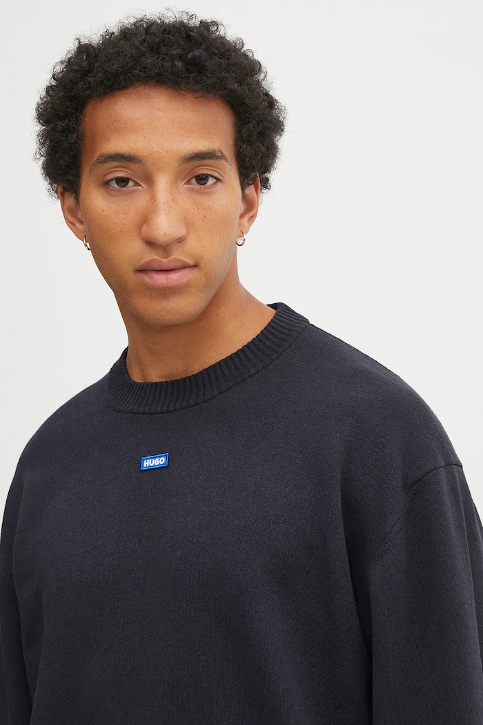 Pulover San Casey-CP HUGO Blue 50543784 bleumarin