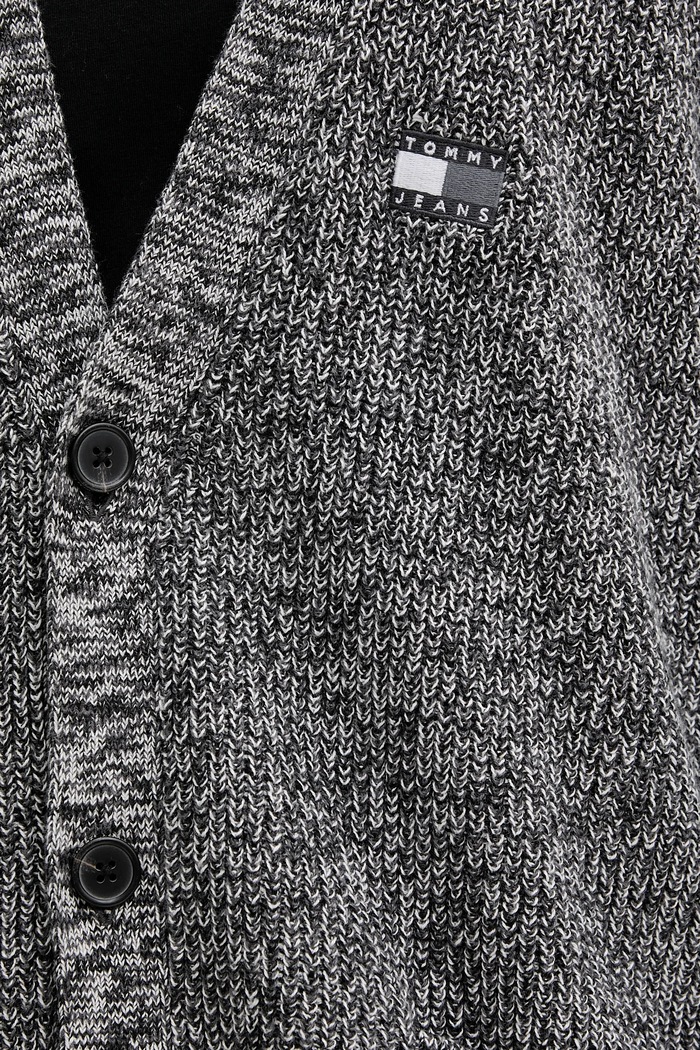 Pamučni kardigan Tommy Jeans DM0DM22104 siva