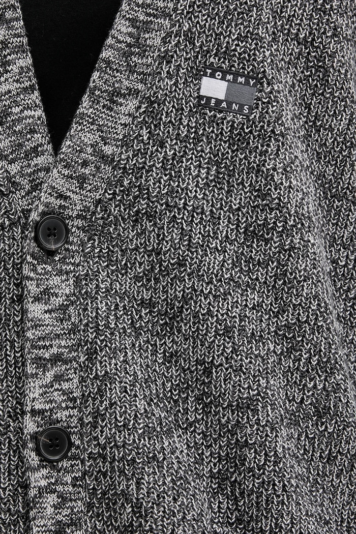 Pamučni kardigan Tommy Jeans DM0DM22104 siva