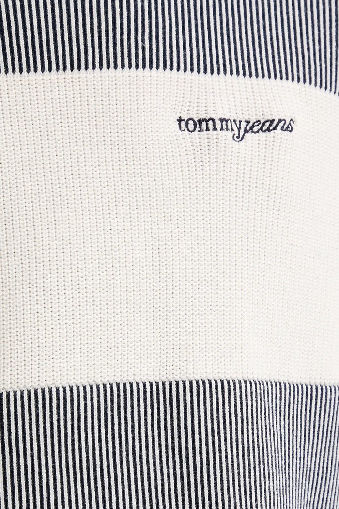 Bavlněný svetr Tommy Jeans DM0DM22110 námořnická modř