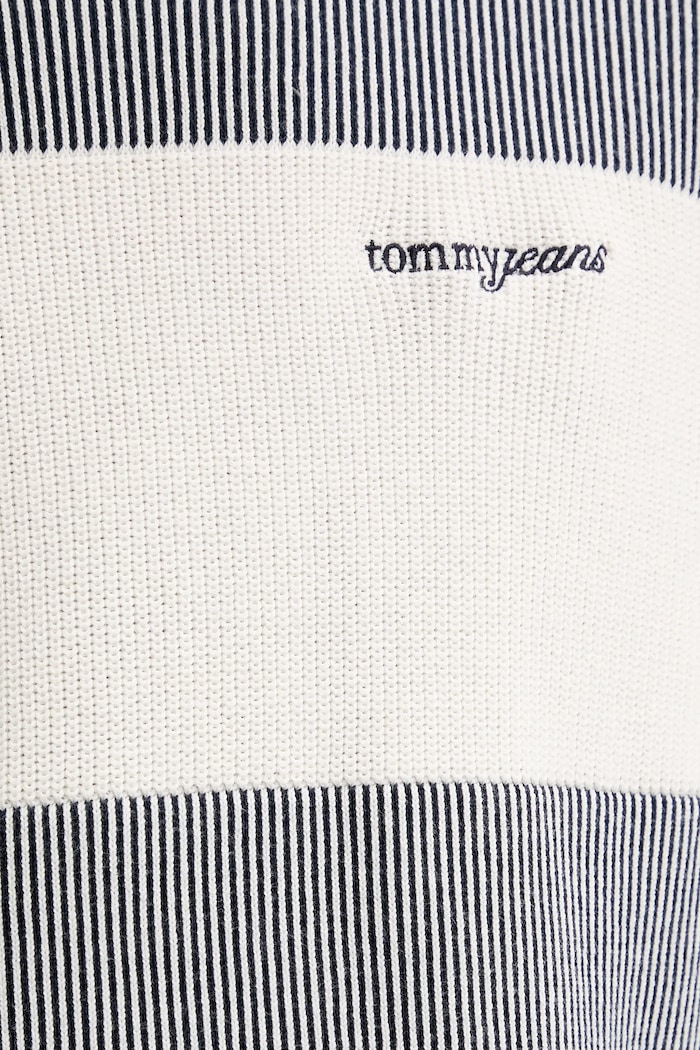 Bavlněný svetr Tommy Jeans DM0DM22110 námořnická modř